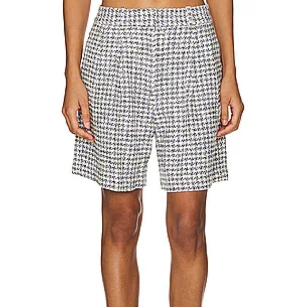 NEW Rag & Bone Carmen Tweed Short in Black & White size 0 Preppy